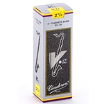 DANSR INC CR6225 Reed, Bass Clarinet, Vandoren, V12, 2.5 (5 Pack)