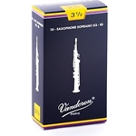 DANSR INC SR2035 Reed, Soprano Sax, Vandoren, 3.5 (10 Pack)