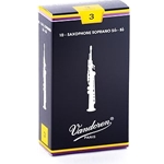 DANSR INC. SR203 Reeds, Soprano Sax, Vandoren, 3 (10 Pack)