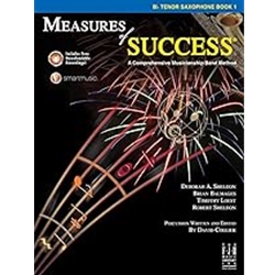 FJH Music Compa BB208TSX Measures of Success  B-flat Tenor Saxophone Book 1