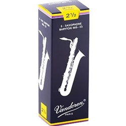 DANSR INC SR242 Reed, Bari Sax, Vandoren, 2.0 (5 Pack)