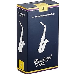 DANSR INC SR213 Reed, Alto Sax, Vandoren, 3.0 (10 Pack)