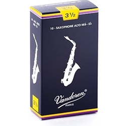 DANSR INC SR2135 Reed, Alto Sax, Vandoren, 3.5 (10 Pack)